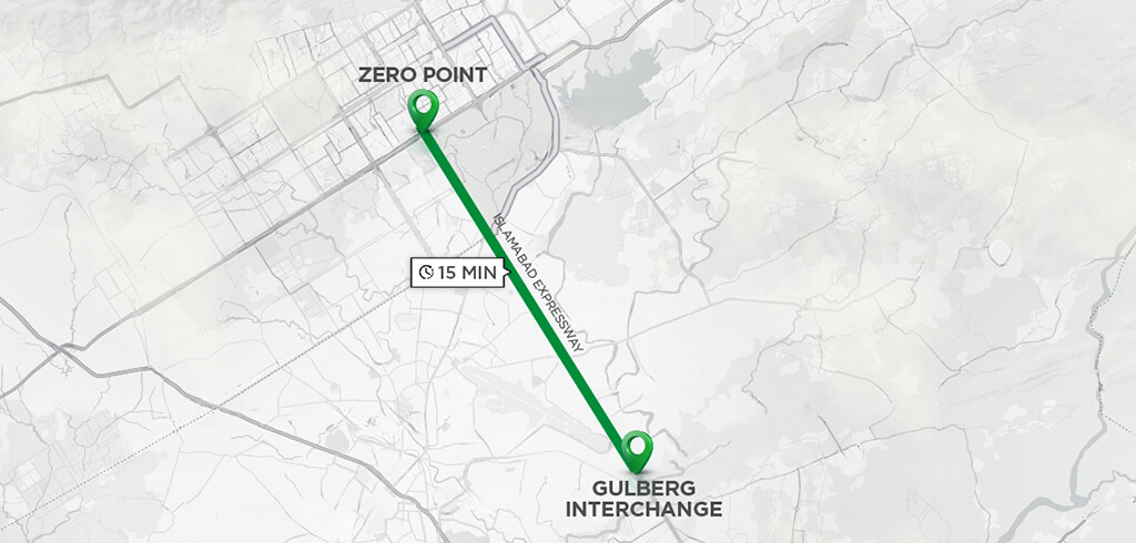 Proximity to Major Islamabad Landmarks