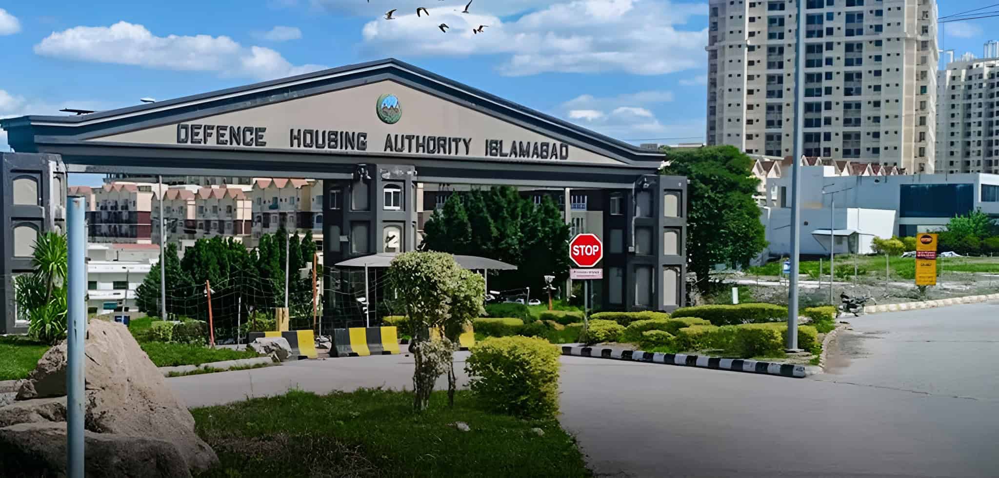 dha islamabad enterance 